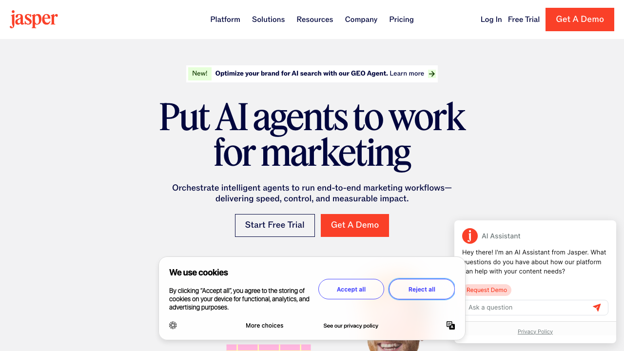 Jasper homepage